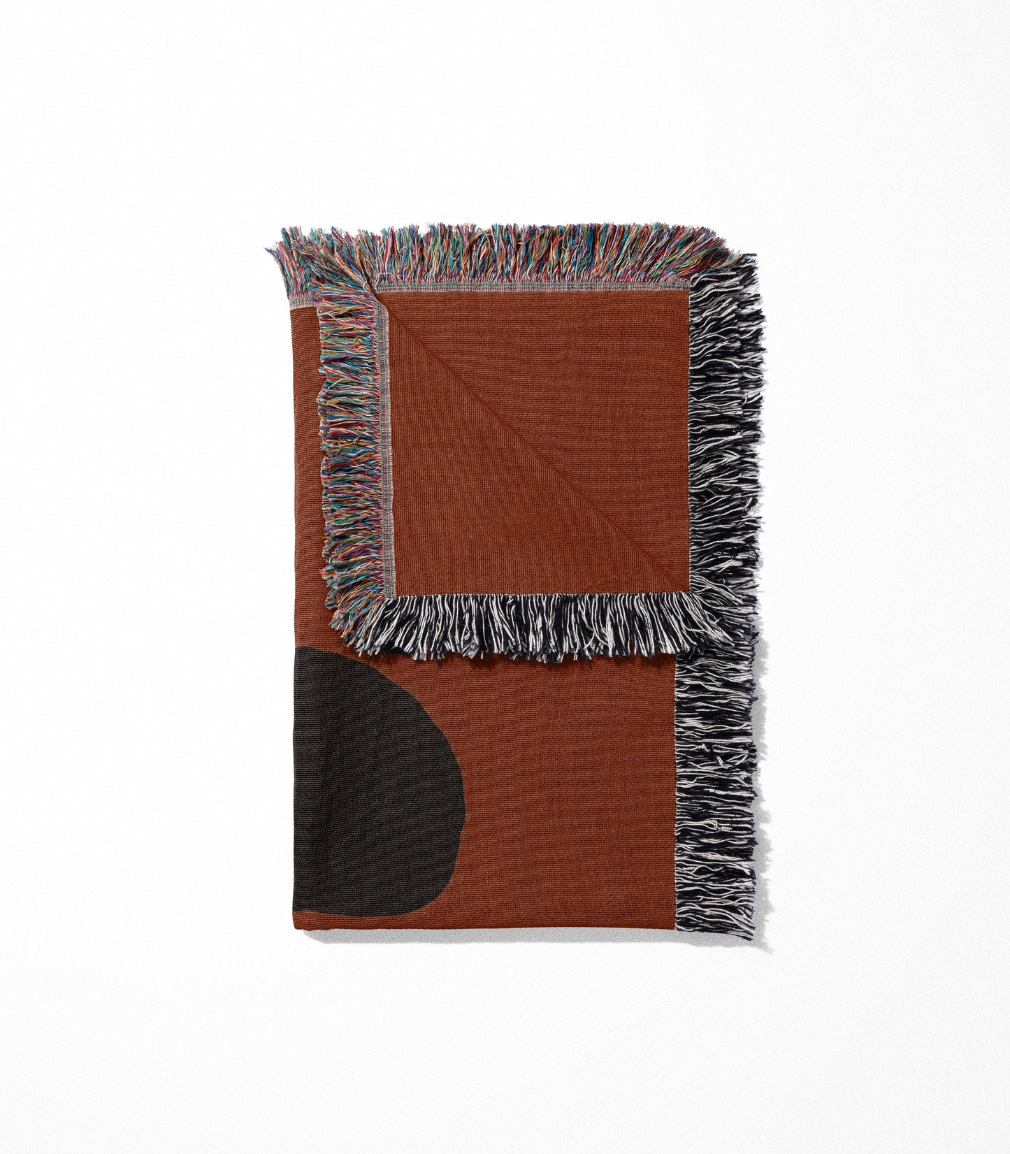 Dancing Red Woven Blanket
