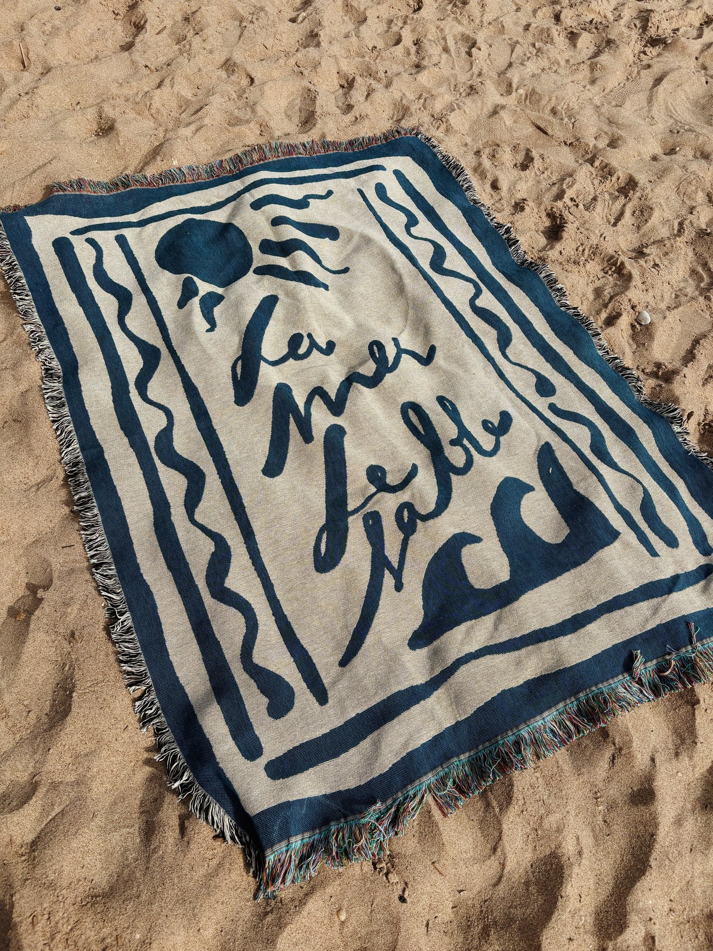 Couverture tissée Sea Sand