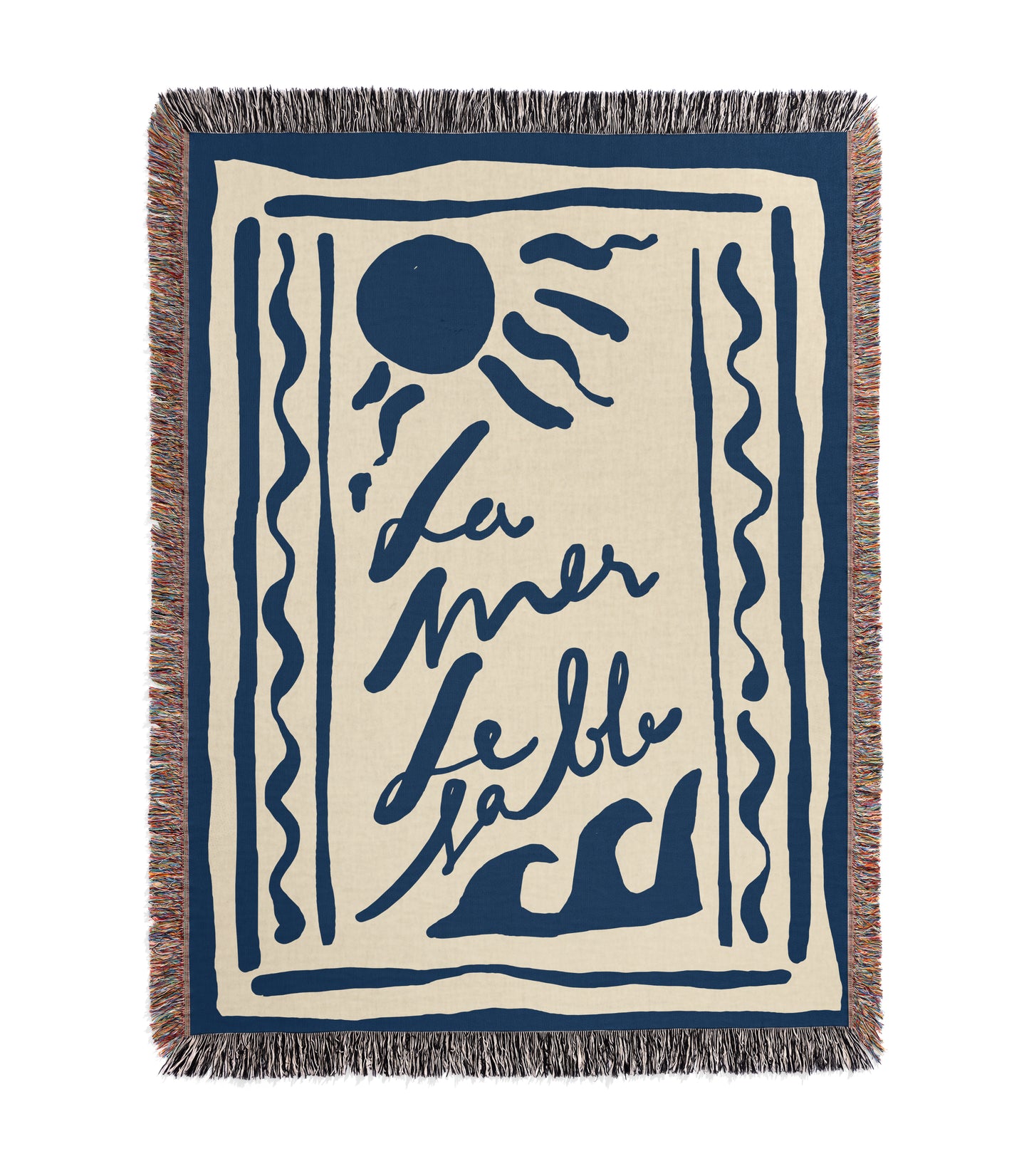 Couverture tissée Sea Sand