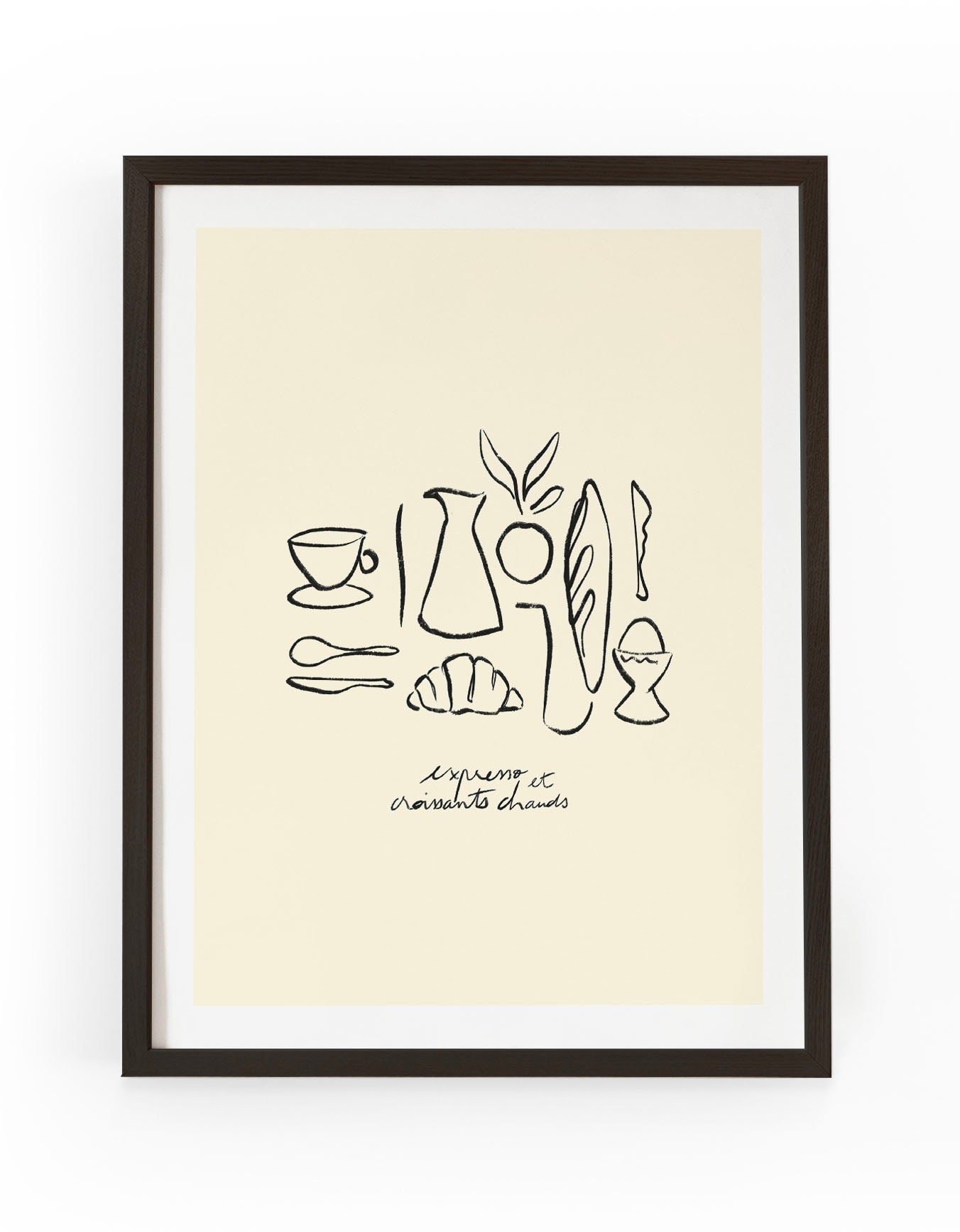 Espresso and Hot Croissants