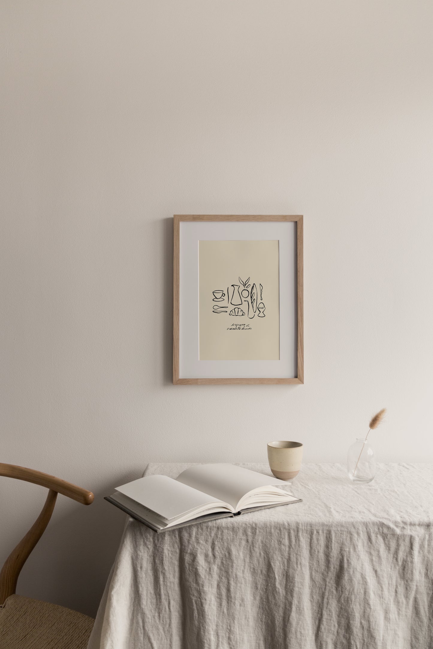 Espresso and Hot Croissants