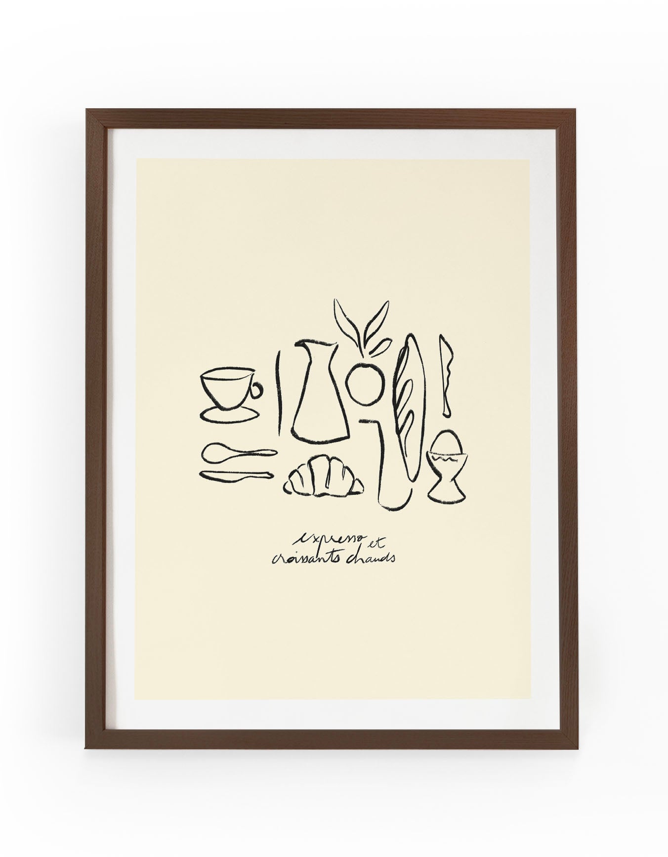 Espresso and Hot Croissants