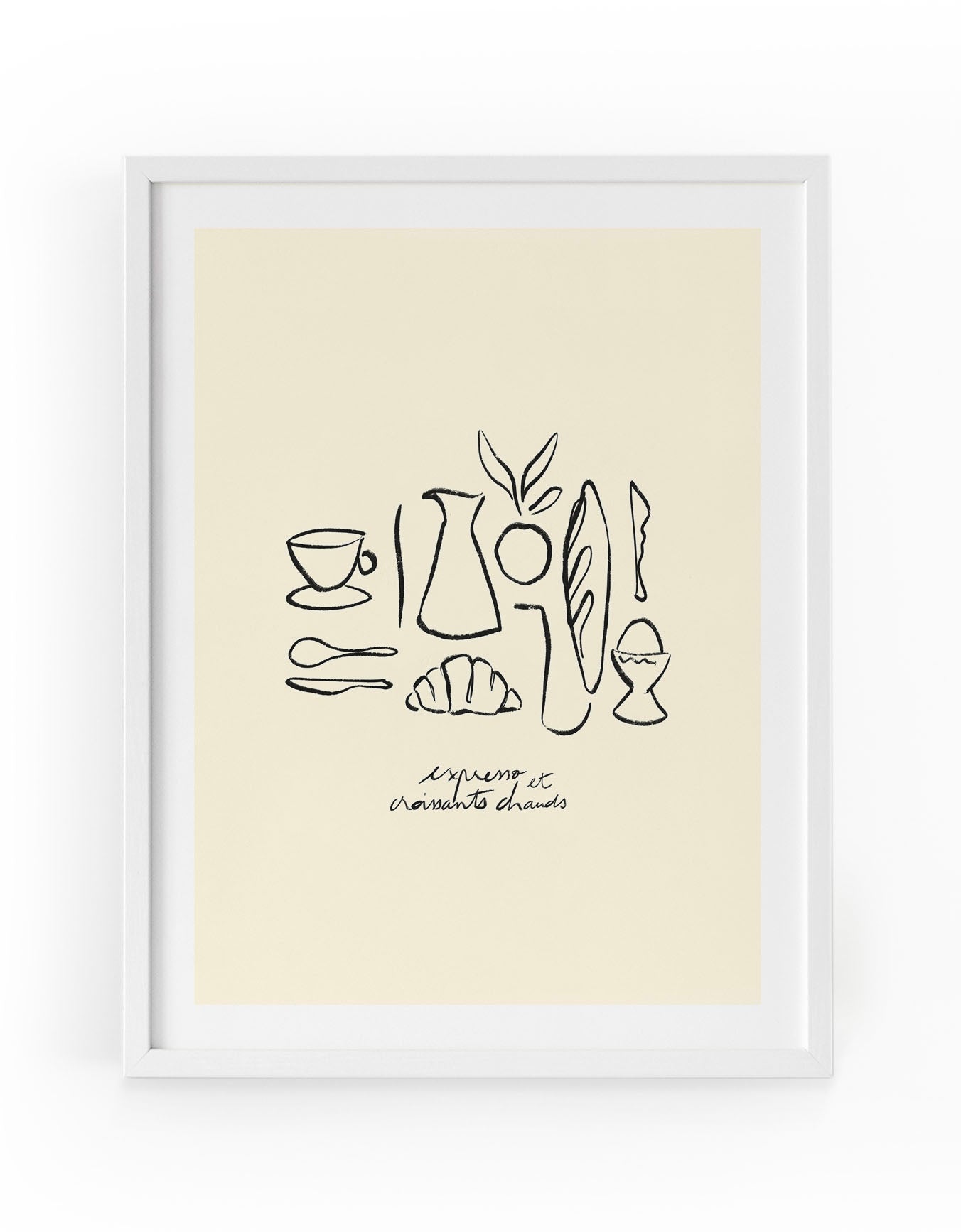 Espresso and Hot Croissants