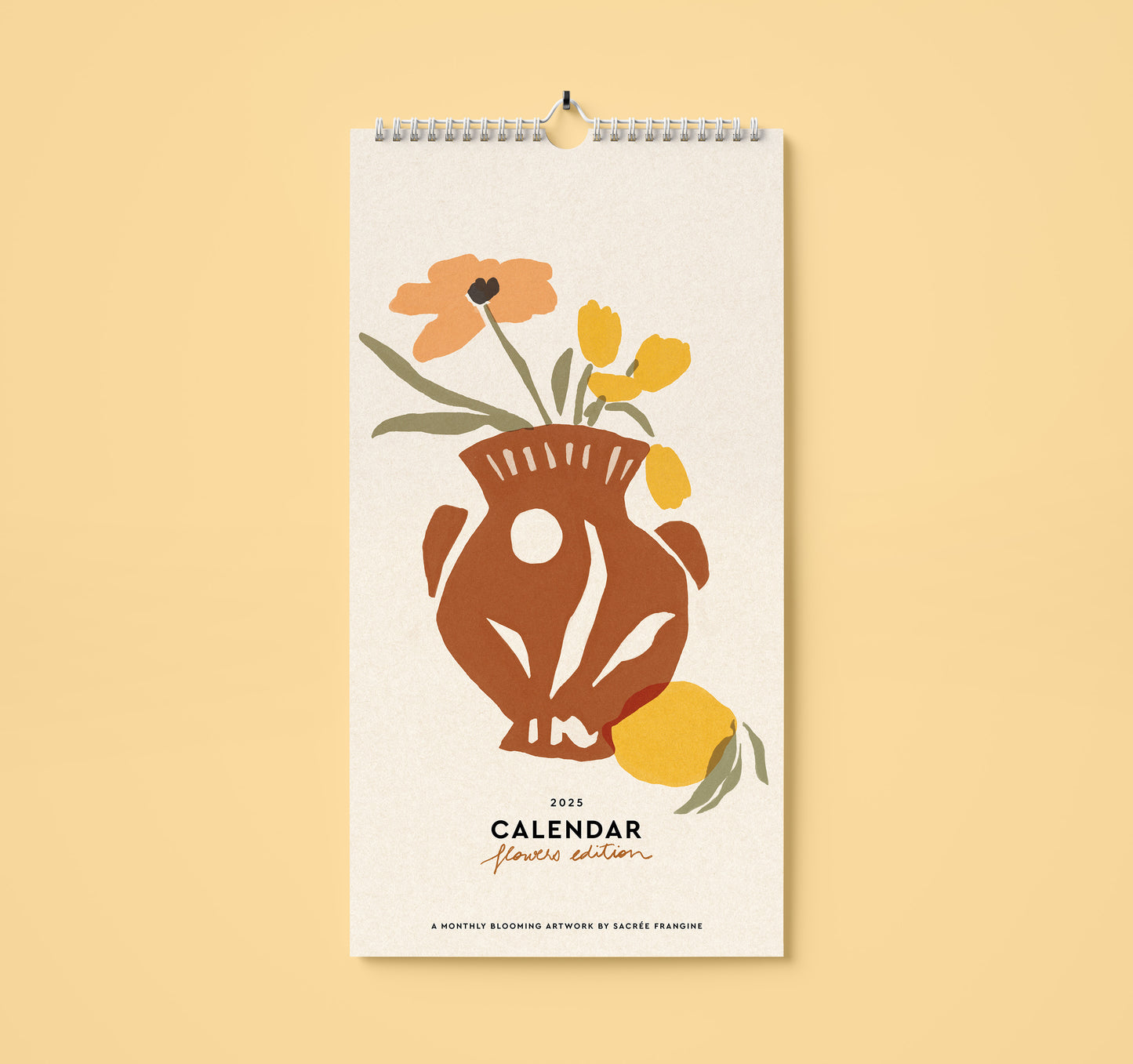 2025 Wall Calendar - Flowers