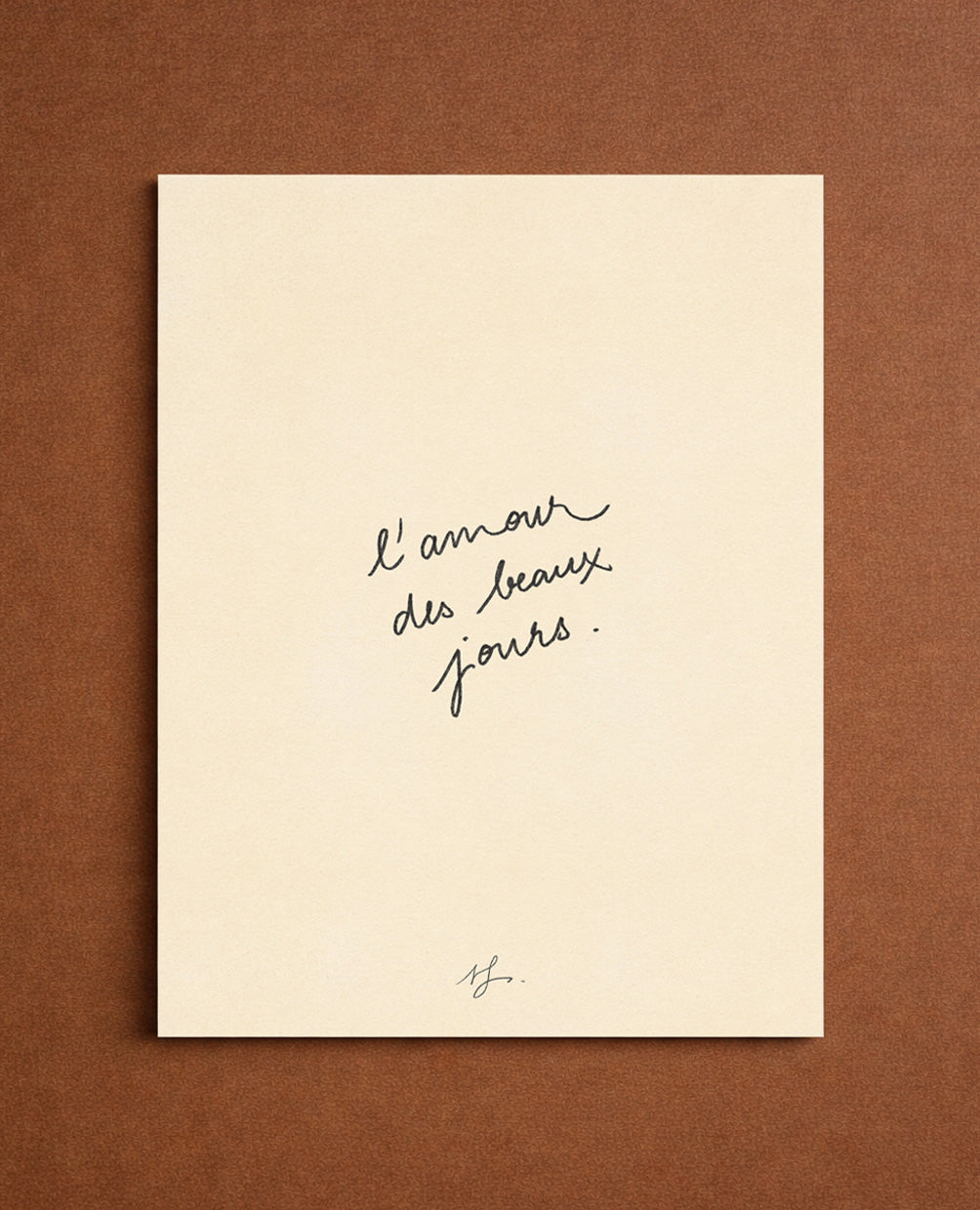 L’Amour Des Beaux Jours