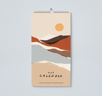 2025 Wall Calendar - Landscape