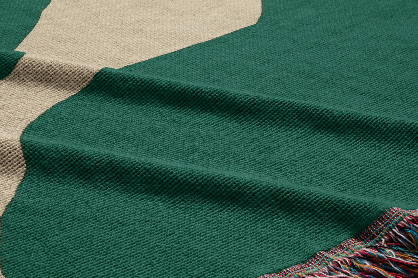 Green Walk Woven Blanket