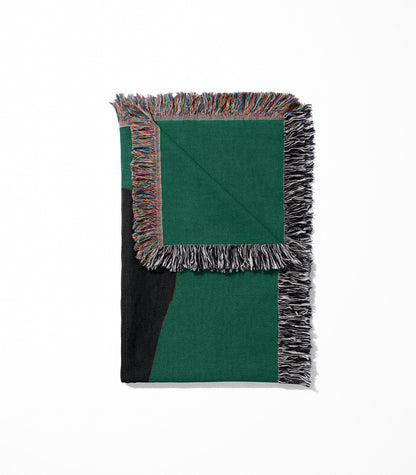 Green Walk Woven Blanket